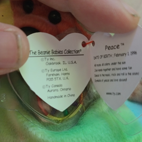 Rare one of a kind PEACE the BEAR! - Picture 8 of 8